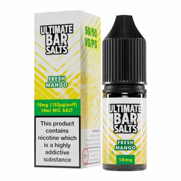 Ultimate Bar Salt E-liquids Nic Salts-10ml- Box of 10 - Wolfvapes.co.uk-Fresh Mango
