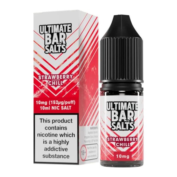 Ultimate Bar Salt E-liquids Nic Salts-10ml- Box of 10 - Wolfvapes.co.uk-Strawberry Chill