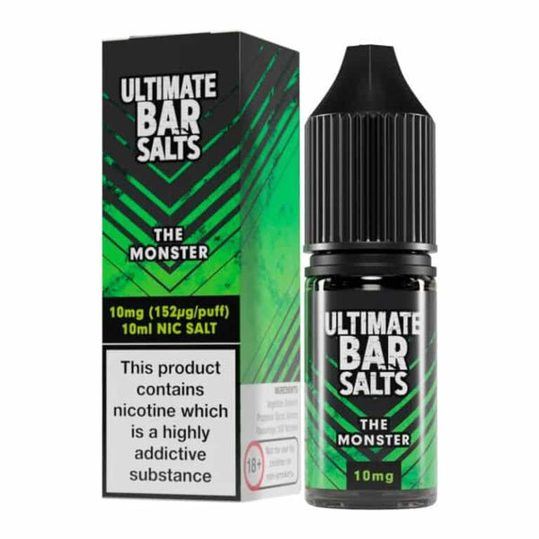 Ultimate Bar Salt E-liquids Nic Salts-10ml- Box of 10 - Wolfvapes.co.uk-The Monster