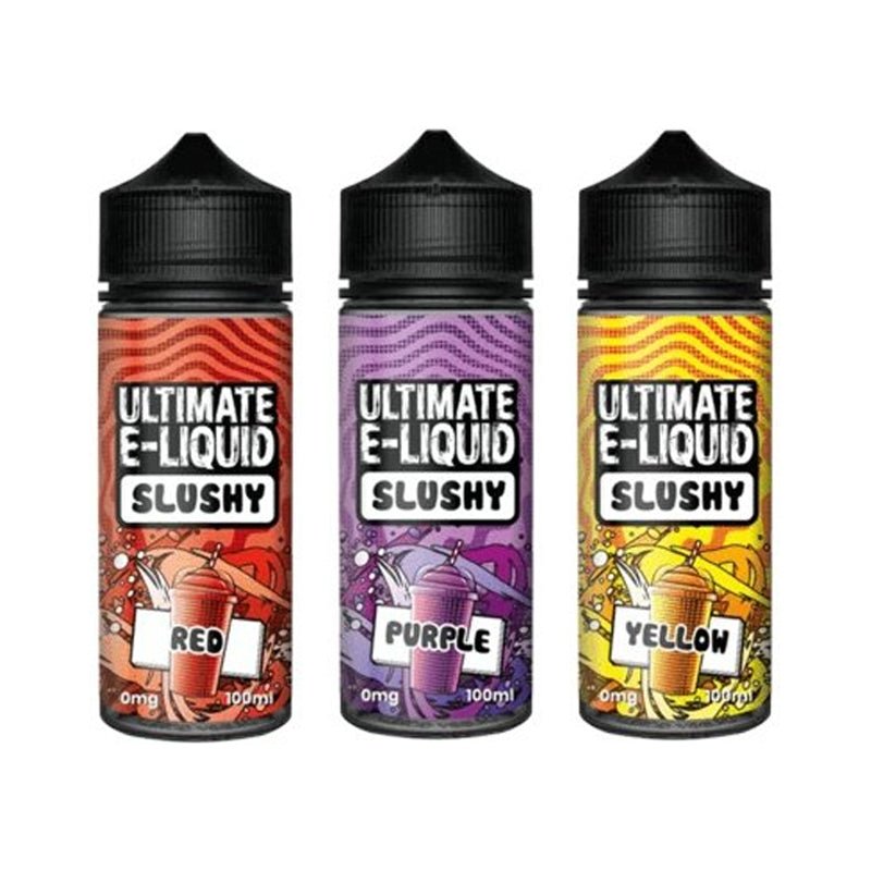 Ultimate E-Liquid Slushy 100ML Shortfill - Wolfvapes.co.uk-Yellow