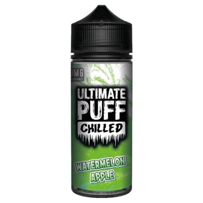 Ultimate Puff Chilled 100ML Shortfill - Wolfvapes.co.uk-Watermelon Apple