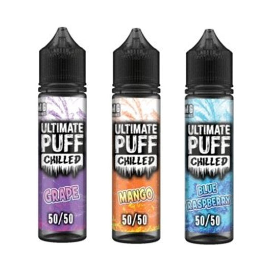 Ultimate Puff Chilled 50ml Shortfill - Wolfvapes.co.uk-Blue Raspberry