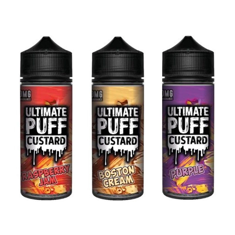 Ultimate Puff Custard 100ML Shortfill - Wolfvapes.co.uk-Purple