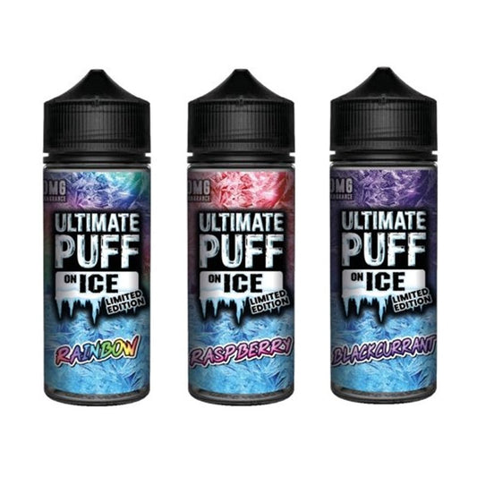 Ultimate Puff On Ice 100ML Shortfill - Wolfvapes.co.uk-Blackcurrant