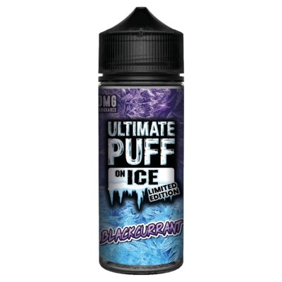 Ultimate Puff On Ice 100ML Shortfill - Wolfvapes.co.uk-Blackcurrant