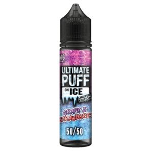 Ultimate Puff On Ice 50ml Shortfill - Wolfvapes.co.uk-Grape & Strawberry