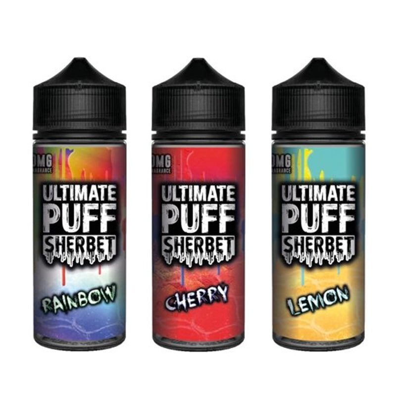 Ultimate Puff Sherbet 100ML Shortfill - Wolfvapes.co.uk-Lemon