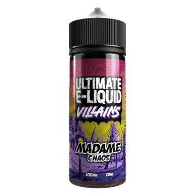 Ultimate Puff Villains 100ML Shortfill - Wolfvapes.co.uk-Madame Chaos