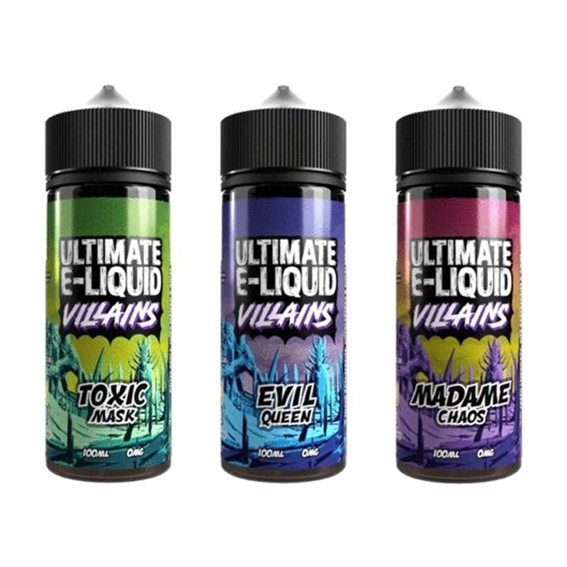 Ultimate Puff Villains 100ML Shortfill - Wolfvapes.co.uk-Madame Chaos