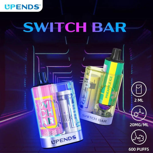 Upends Switch Bar Disposable Vape Pod Kit - Wolfvapes.co.uk-Bright Orange