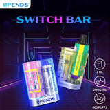 Upends Switch Bar Disposable Vape Pod Kit - Wolfvapes.co.uk-Bright Orange