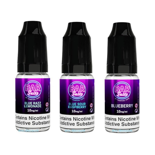 Vampire Vape Bar Salt E-liquid Nic Salts-10ml- Box of 10 - Wolfvapes.co.uk-Grape