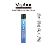 Vapbar 600 Disposable Vape Pod Pen Device - Wolfvapes.co.uk-Blueberry Bubblegum