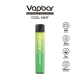 Vapbar 600 Disposable Vape Pod Pen Device - Wolfvapes.co.uk-Cool Mint