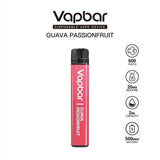 Vapbar 600 Disposable Vape Pod Slim Pen Device Box of 10 - Wolfvapes.co.uk-Guava Passionfruit