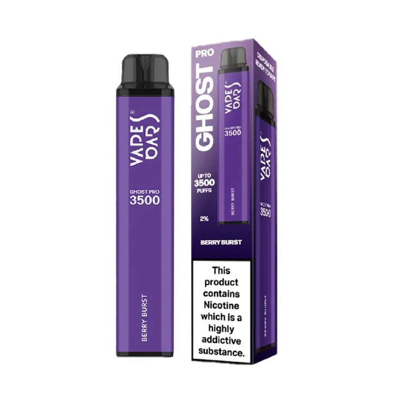 Vape Bar Ghost Pro 3500 Disposable Vape Pod - 20mg - Wolfvapes.co.uk-Berry Brust