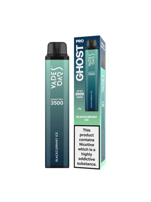 Vape Bar Ghost Pro 3500 Disposable Vape Pod - 20mg - Wolfvapes.co.uk-Blackcurrant Ice