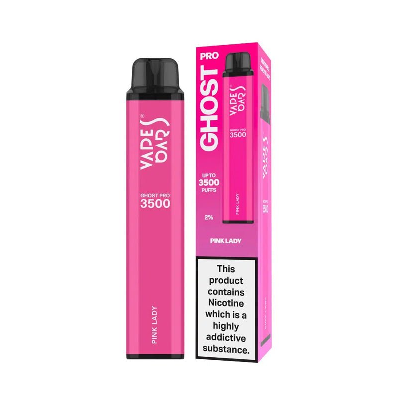 Vape Bar Ghost Pro 3500 Disposable Vape Pod - 20mg - Wolfvapes.co.uk-Pink Lady