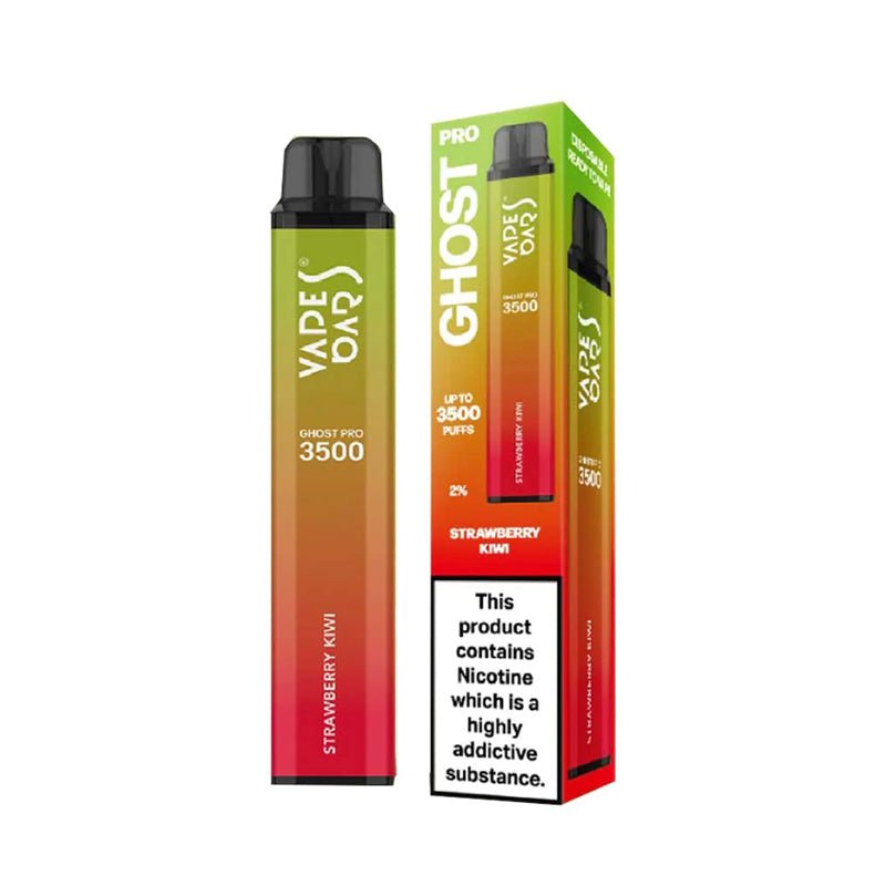 Vape Bar Ghost Pro 3500 Disposable Vape Pod - 20mg - Wolfvapes.co.uk-Strawberry Kiwi