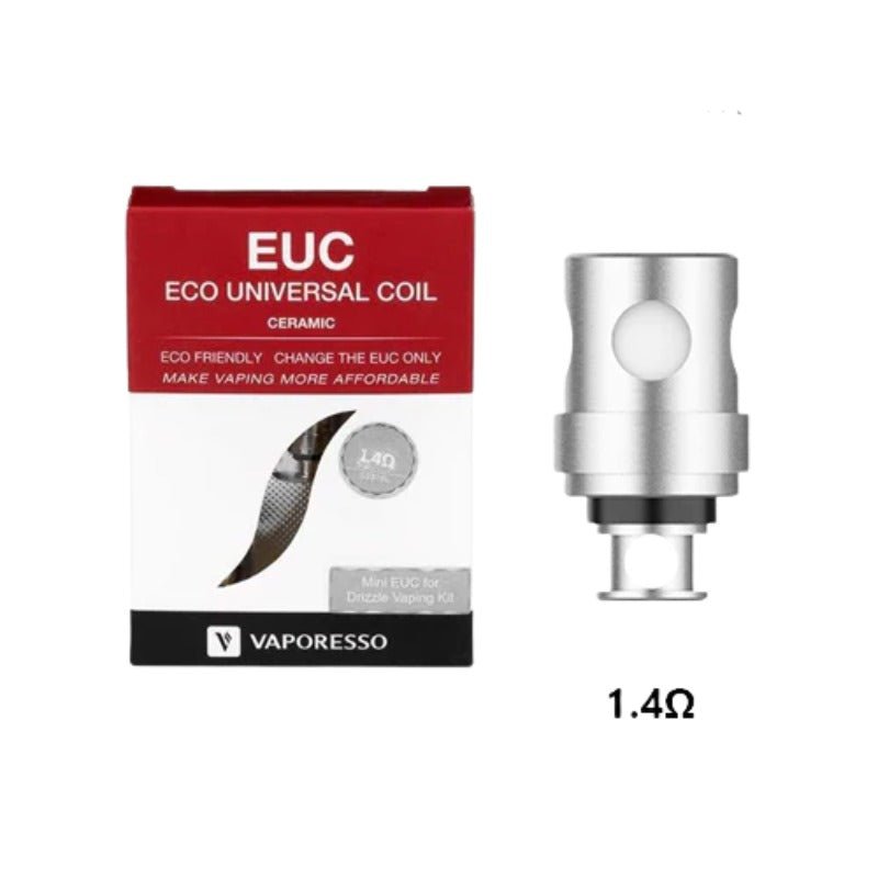 VAPORESSO Ceramic EUC Coils | 5 Pack | Wolfvapes - Wolfvapes.co.uk-1.4 OHM