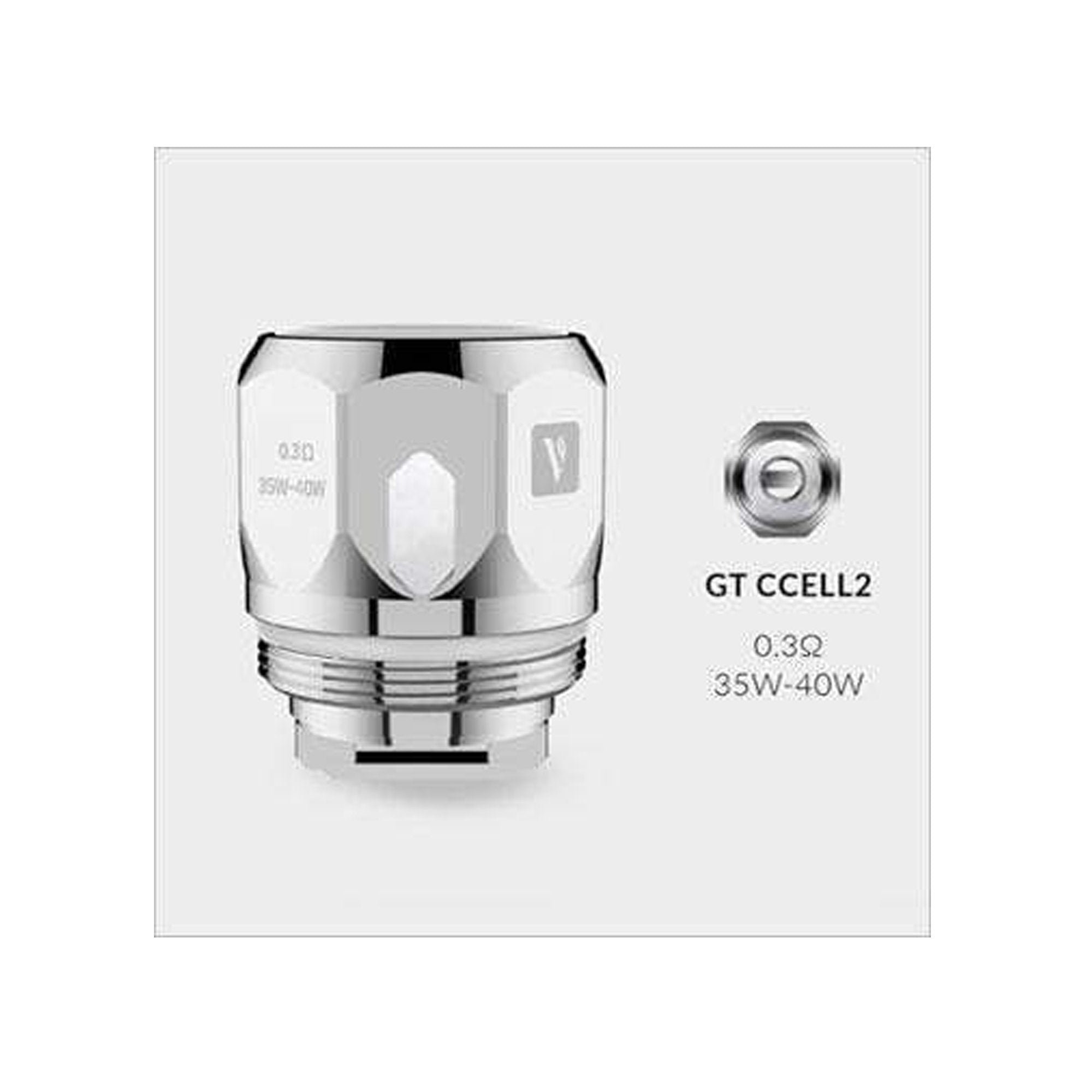 Vaporesso GT CORE CCELL 2 COILS | 3 Pack | Wolfvapes - Wolfvapes.co.uk-