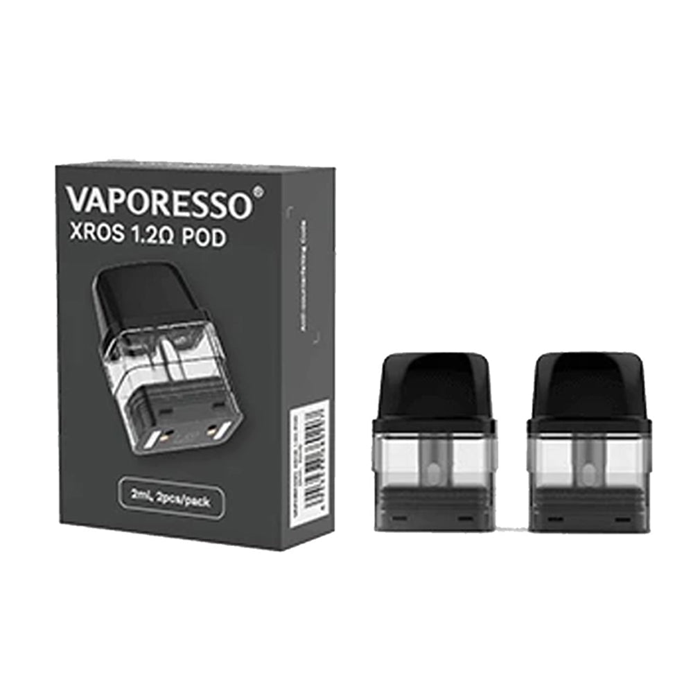 Vaporesso XROS Replacement Pods | 2 Pack | Wolfvapes - Wolfvapes.co.uk-1.2OHM XROS POD