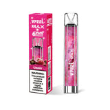 Vfeel Max 600 Puffs Disposable Vape Puff Bar Pod - Wolfvapes.co.uk-Cherry