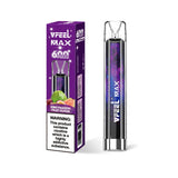 Vfeel Max 600 Puffs Disposable Vape Puff Bar Pod - Wolfvapes.co.uk-Kiwi Passion Fruit Guava