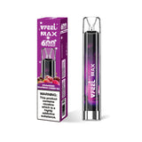 Vfeel Max 600 Puffs Disposable Vape Puff Bar Pod - Wolfvapes.co.uk-Strawberry Raspberry Cherry Ice