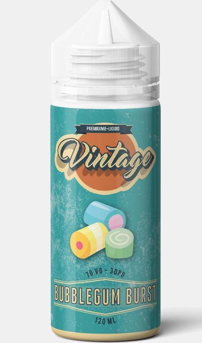Vintage Juice 100ML Shortfill - Wolfvapes.co.uk-Bubblegum Burst