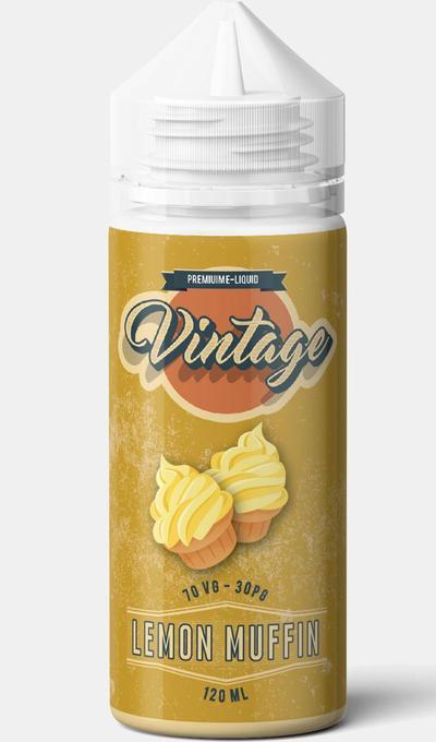 Vintage Juice 100ML Shortfill - Wolfvapes.co.uk-Lemon Muffin