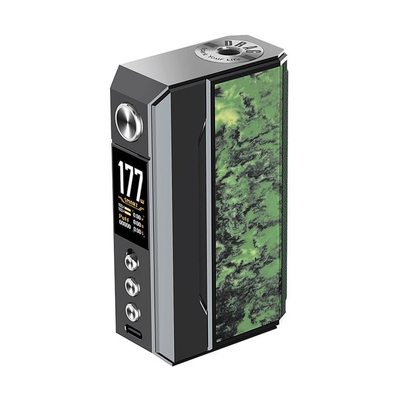 Voopoo Drag 4 Box Mod - Wolfvapes.co.uk-Gunmetal + Forest Green