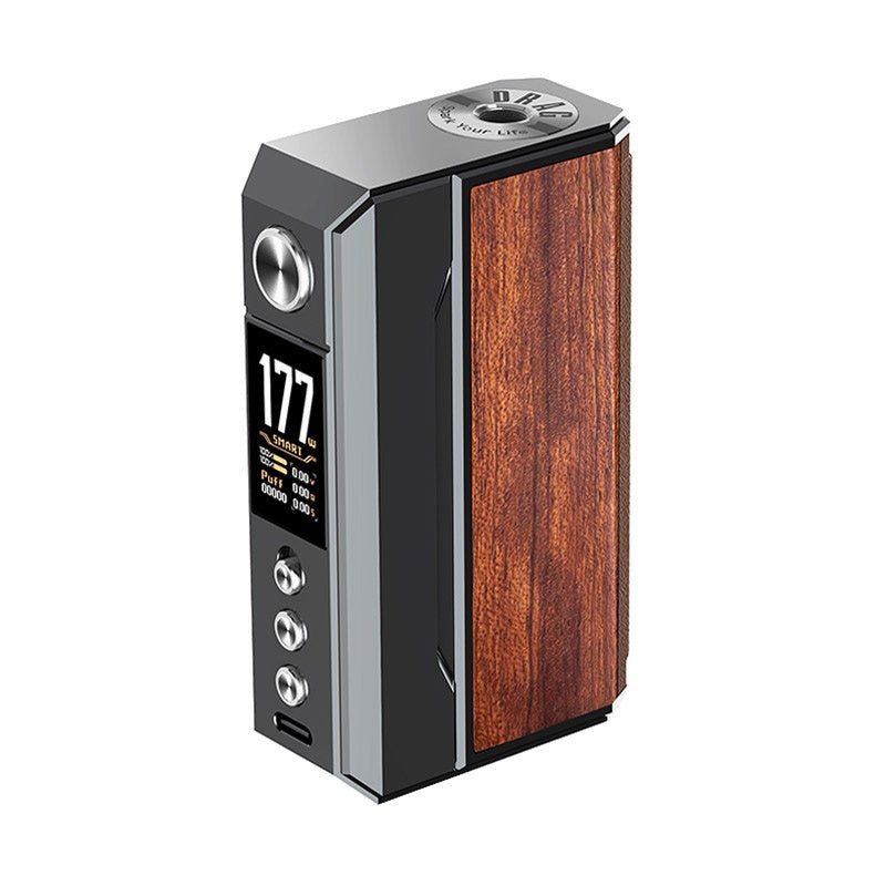 Voopoo Drag 4 Box Mod - Wolfvapes.co.uk-Gunmetal + Rosewood