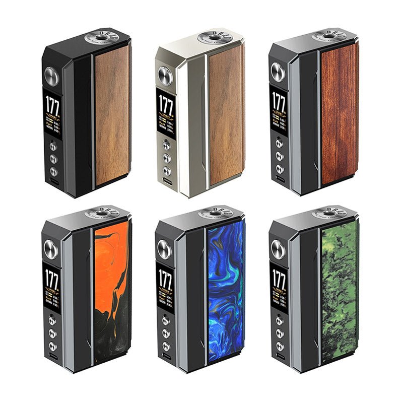 Voopoo Drag 4 Box Mod - Wolfvapes.co.uk-Pale Gold + Walnut