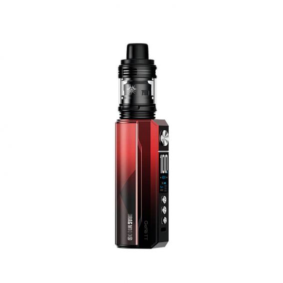 VooPoo Drag M100S Vape Kit - Wolfvapes.co.uk-Red/Black