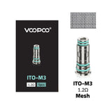 VooPoo ITO Coils-Pack of 5 - Wolfvapes.co.uk-M3 - 1.2 ohm