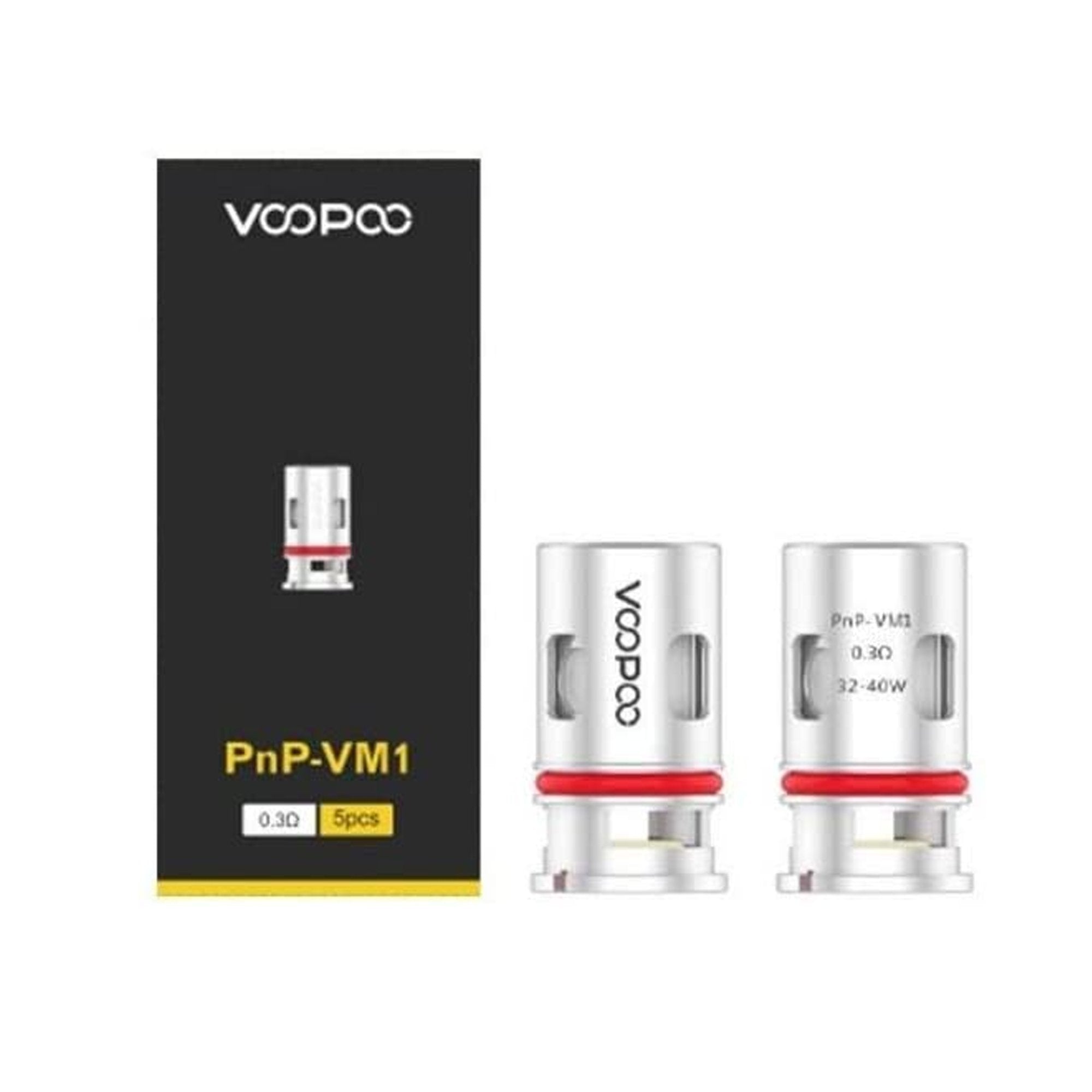 VooPoo PnP Mesh Replacement Coils | 5 Pack | Wolfvapes - Wolfvapes.co.uk-VM-1 (0.3 OHM)