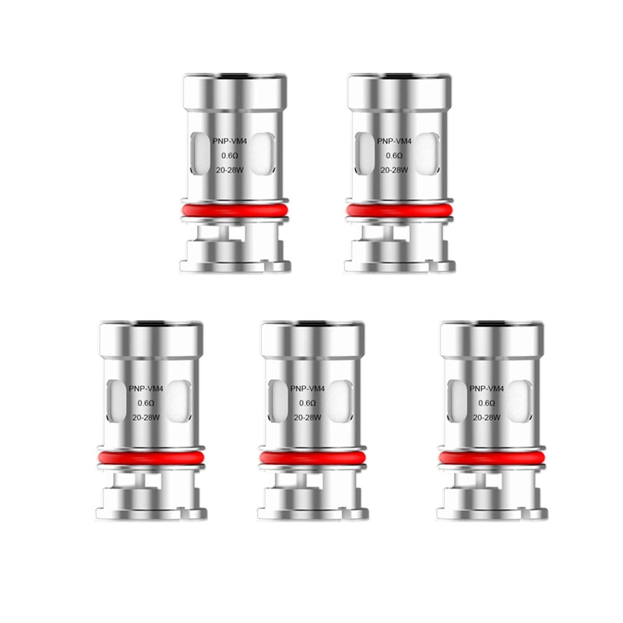 VooPoo PnP Mesh Replacement Coils | 5 Pack | Wolfvapes - Wolfvapes.co.uk-VM4 (0.6 OHM)