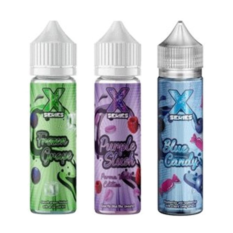 X Series 50ml Shortfill - Wolfvapes.co.uk-Blue Candy