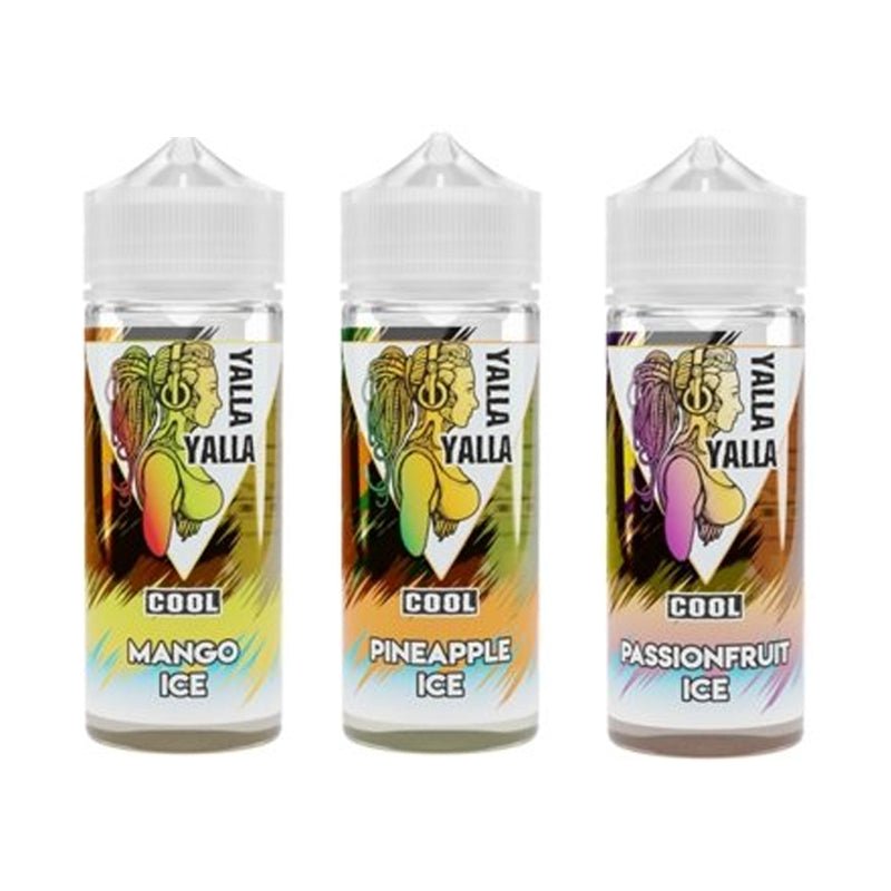 Yalla Yalla Cool 100ML Shortfill - Wolfvapes.co.uk-Passionfruit Ice