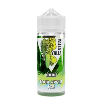 Yalla Yalla Cool 100ML Shortfill - Wolfvapes.co.uk-Sour Apple Ice