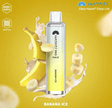 Zero Nicotine Hayati Crystal Pro Max 4000 Disposable Vape Puff Bar Box of 10 - Wolfvapes.co.uk-Banana Ice