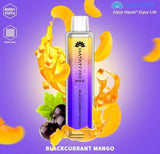 Zero Nicotine Hayati Crystal Pro Max 4000 Disposable Vape Puff Bar Box of 10 - Wolfvapes.co.uk-Blackcurrant Mango