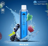 Zero Nicotine Hayati Crystal Pro Max 4000 Disposable Vape Puff Bar Box of 10 - Wolfvapes.co.uk-Mad Blue