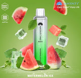 Zero Nicotine Hayati Crystal Pro Max 4000 Disposable Vape Puff Bar Box of 10 - Wolfvapes.co.uk-Watermelon Ice